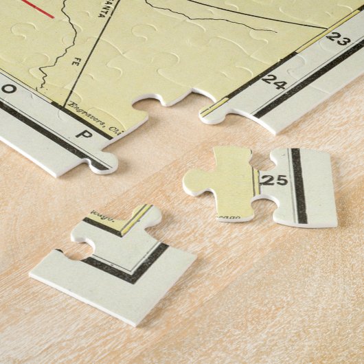  kaart van St Joseph Missouri (1897) Legpuzzel (Zijkant)