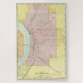  kaart van St Joseph Missouri (1897) Legpuzzel (Verticaal)