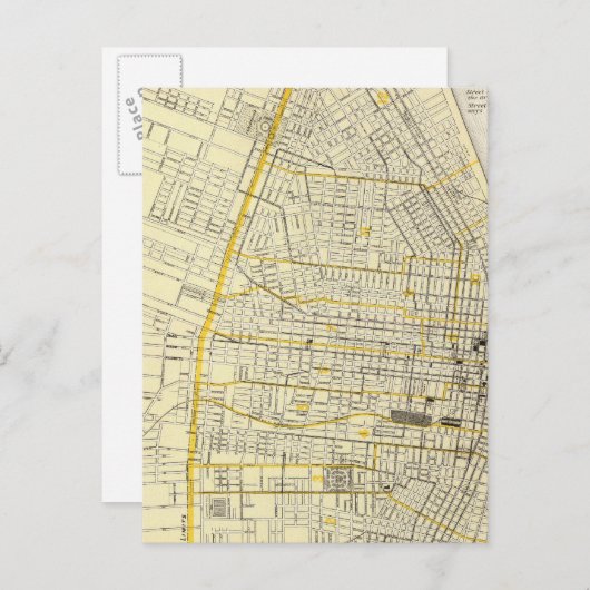 Kaart van St. Louis City (Voorkant / Achterkant)