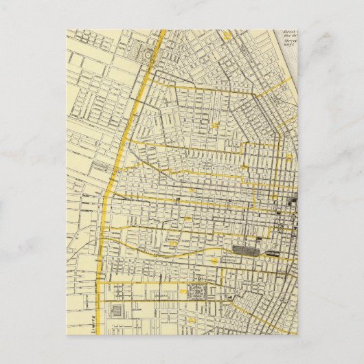 Kaart van St. Louis City (Voorkant)