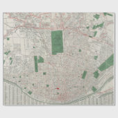  kaart van St. Louis Missouri (1921) Cadeaupapier (Vlak)
