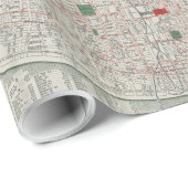  kaart van St. Louis Missouri (1921) Cadeaupapier (Rol Hoek)