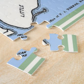 Kaart van St Simons Island Legpuzzel (Zijkant)
