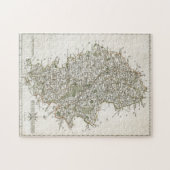 KAART VAN STAFFORDSHIRE, 1793 LEGPUZZEL (Horizontaal)