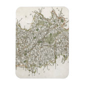 KAART VAN STAFFORDSHIRE, 1793 MAGNEET (Verticaal)