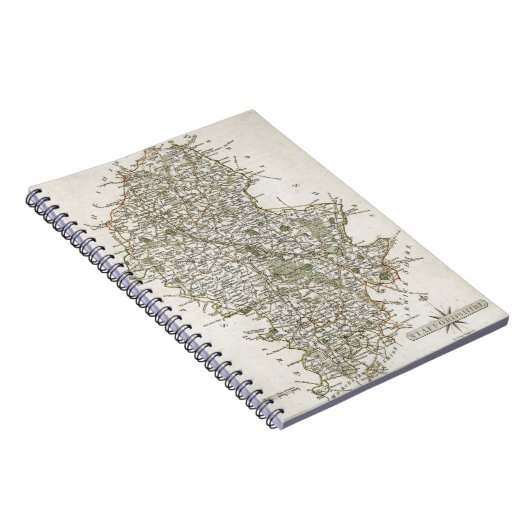 KAART VAN STAFFORDSHIRE, 1793 NOTITIEBOEK (Rechterzijde)