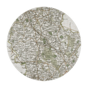KAART VAN STAFFORDSHIRE, 1793 SNIJPLANK