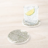 KAART VAN STAFFORDSHIRE, 1793 ZANDSTEEN ONDERZETTER (Zijkant)