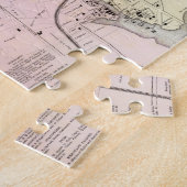  kaart van Stamford CT (1867) Legpuzzel (Zijkant)