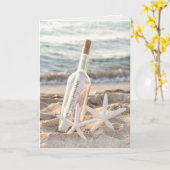Kaart van Starfish en Bottle 40th Jubileum (Gele Bloem)