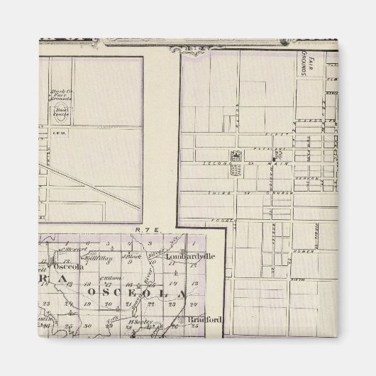 Kaart van Stark en westelijk deel van de provincie Magneet (Voorkant)