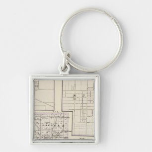 Kaart van Stark en westelijk deel van de provincie Sleutelhanger