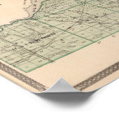 Kaart van Starke County met Knox Poster (Hoek)