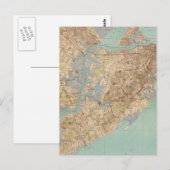  kaart van Staten Island (1891) (Voorkant / Achterkant)