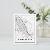 Kaart van station College (Staand voorkant)