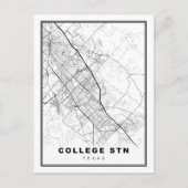 Kaart van station College (Voorkant)