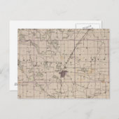 Kaart van Steuben County Indiana (Voorkant / Achterkant)