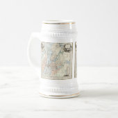  kaart van Stockholm (1733) Bierpul (Voorkant links)