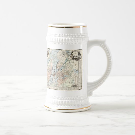  kaart van Stockholm (1733) Bierpul (Rechts)