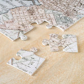 kaart van Stockholm (1733) Legpuzzel (Zijkant)