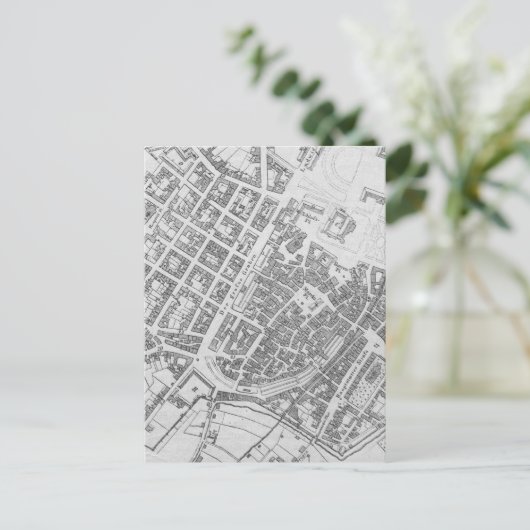 kaart van Stuttgart Duitsland (1794) (Staand voorkant)