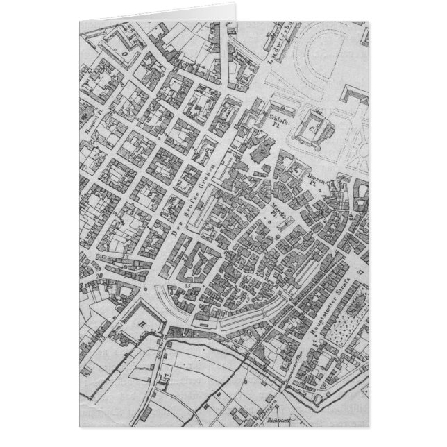  kaart van Stuttgart Duitsland (1794) (Voorkant)