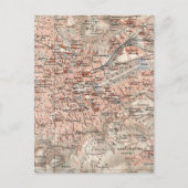  kaart van Stuttgart Duitsland (1909) (Voorkant)