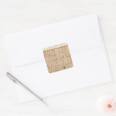 Kaart van Sullivan County Vierkante Sticker (Envelop)