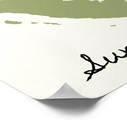 Kaart van Sumatra Poster (Hoek)