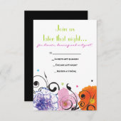 Kaart van Sweet Sense Party (Voorkant / Achterkant)