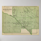 Kaart van Swift, Minnesota Poster (Voorkant)