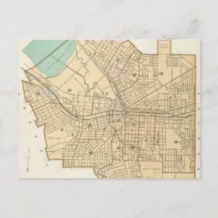 kaart van Syracuse New York (1895)