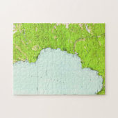 kaart van Tahoe California (1955) Legpuzzel (Horizontaal)