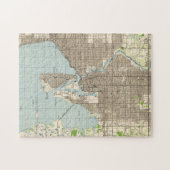 kaart van Tampa Florida (1944) Legpuzzel (Horizontaal)