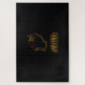 Kaart van Tanzania, Gold Map Legpuzzel (Verticaal)