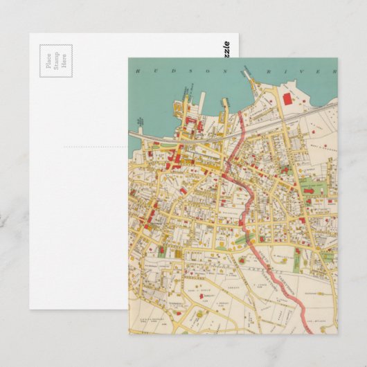  kaart van Tarrytown New York (1893) (Voorkant / Achterkant)