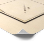 kaart van Tarrytown New York (1893) Poster (Hoek)