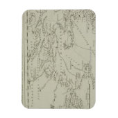 Kaart van Tartaria in China Magneet (Verticaal)