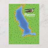 kaart van Tegernsee Duitsland (Voorkant)