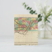 Kaart van Tennessee (Staand voorkant)