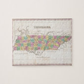  kaart van Tennessee (1827) Legpuzzel (Horizontaal)