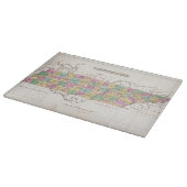  kaart van Tennessee (1827) Snijplank (Hoek)