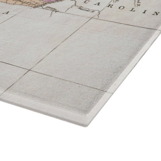  kaart van Tennessee (1827) Snijplank (Hoek)