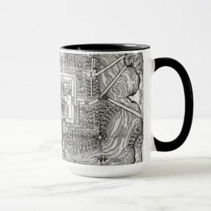 Kaart van Tenochtitlan Mok