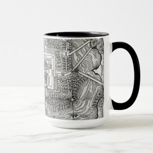 Kaart van Tenochtitlan Mok (Rechts)
