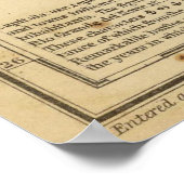  kaart van Texas (1847) Poster (Hoek)