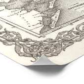  kaart van Texas (1855) Poster (Hoek)