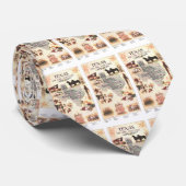  kaart van Texas (1912) Stropdas (Opgerold)