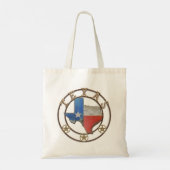 Kaart van Texas Barn Art Tote Bag (Achterkant)