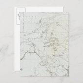 Kaart van Texas en deel van New Mexico (Voorkant / Achterkant)